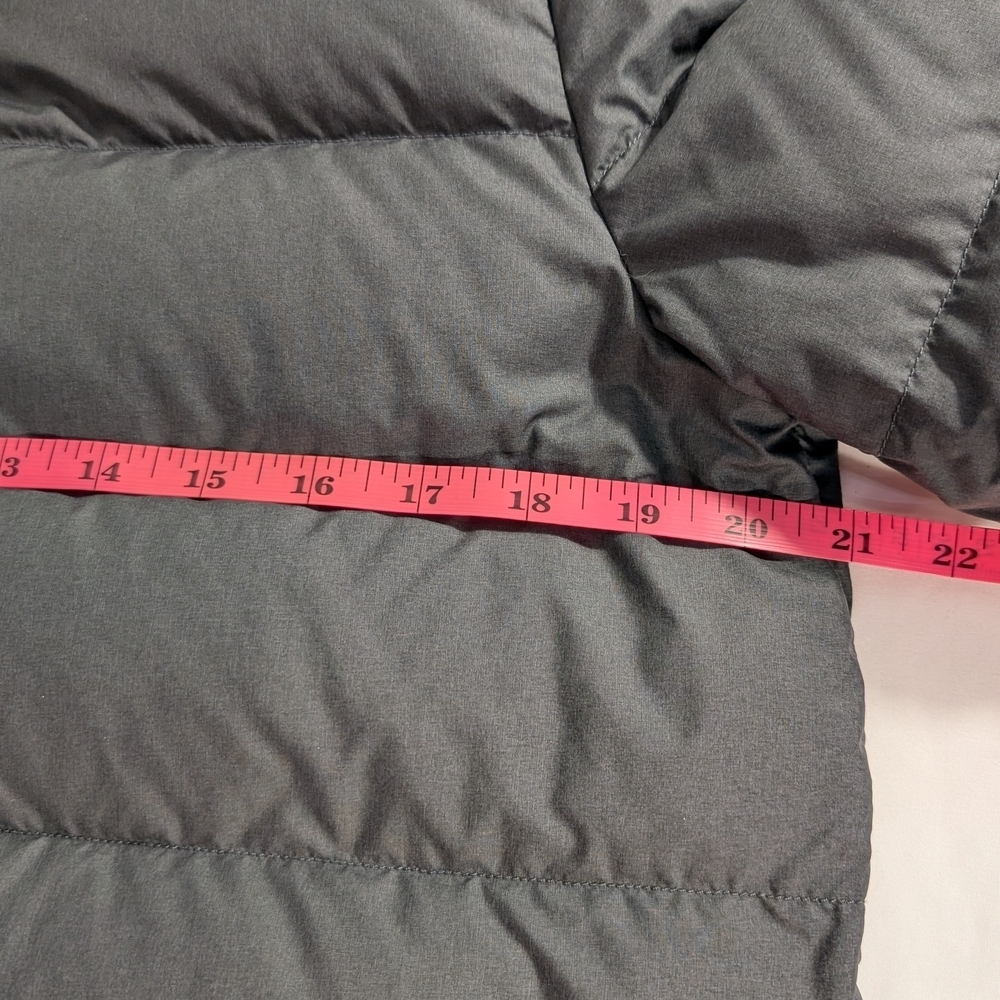 Cole Haan ZEROGRAND Women's Long Insulated Button Up Gray Puffer Jacket Size L - Picture 12 of 15